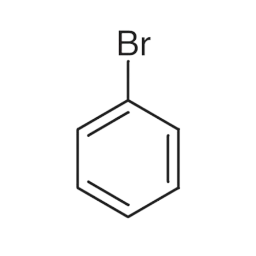 Chemical structure of Bromobenzene (C₆H₅Br)