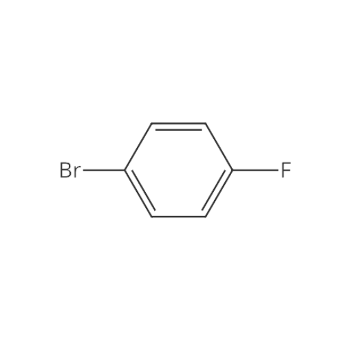 Chemical structure of 1-Bromo-4-Fluorobenzene (C₆H₄BrF)