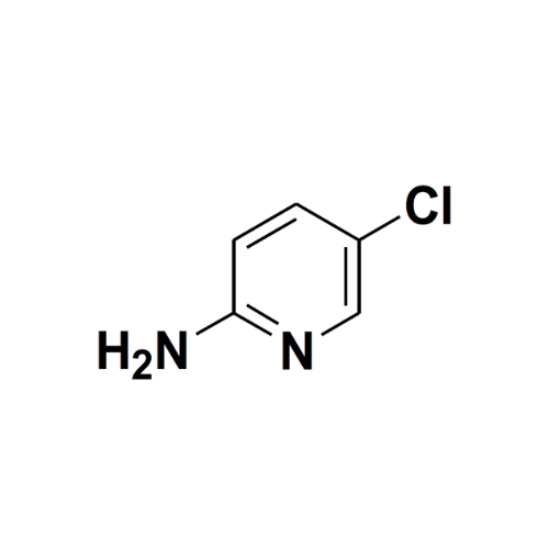 Chemical structure of 2-Amino-5-Chloro Pyridine (C₅H₅ClN₂)