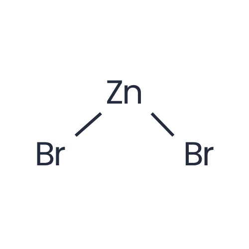 Chemical structure of Zinc Bromide (ZnBr₂)