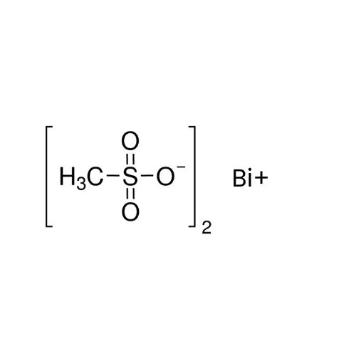 Chemical structure of Bismuth Methane Sulfonate