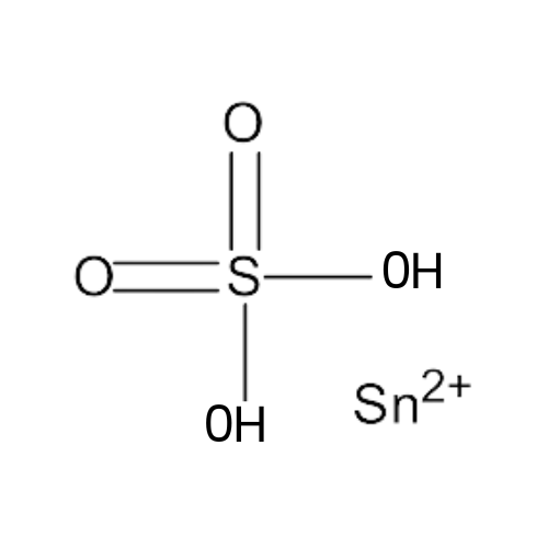 Chemical structure of Stannous Sulfate