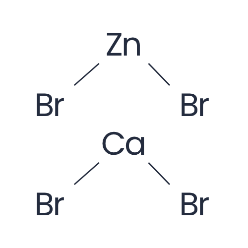 Chemical structure of Zinc–Calcium Bromide Mixture