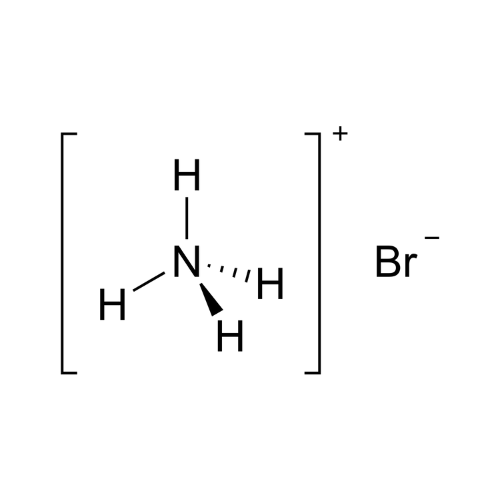 Chemical structure of Ammonium Bromide (NH₄Br)
