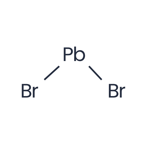 Chemical structure of Lead Bromide (PbBr₂)
